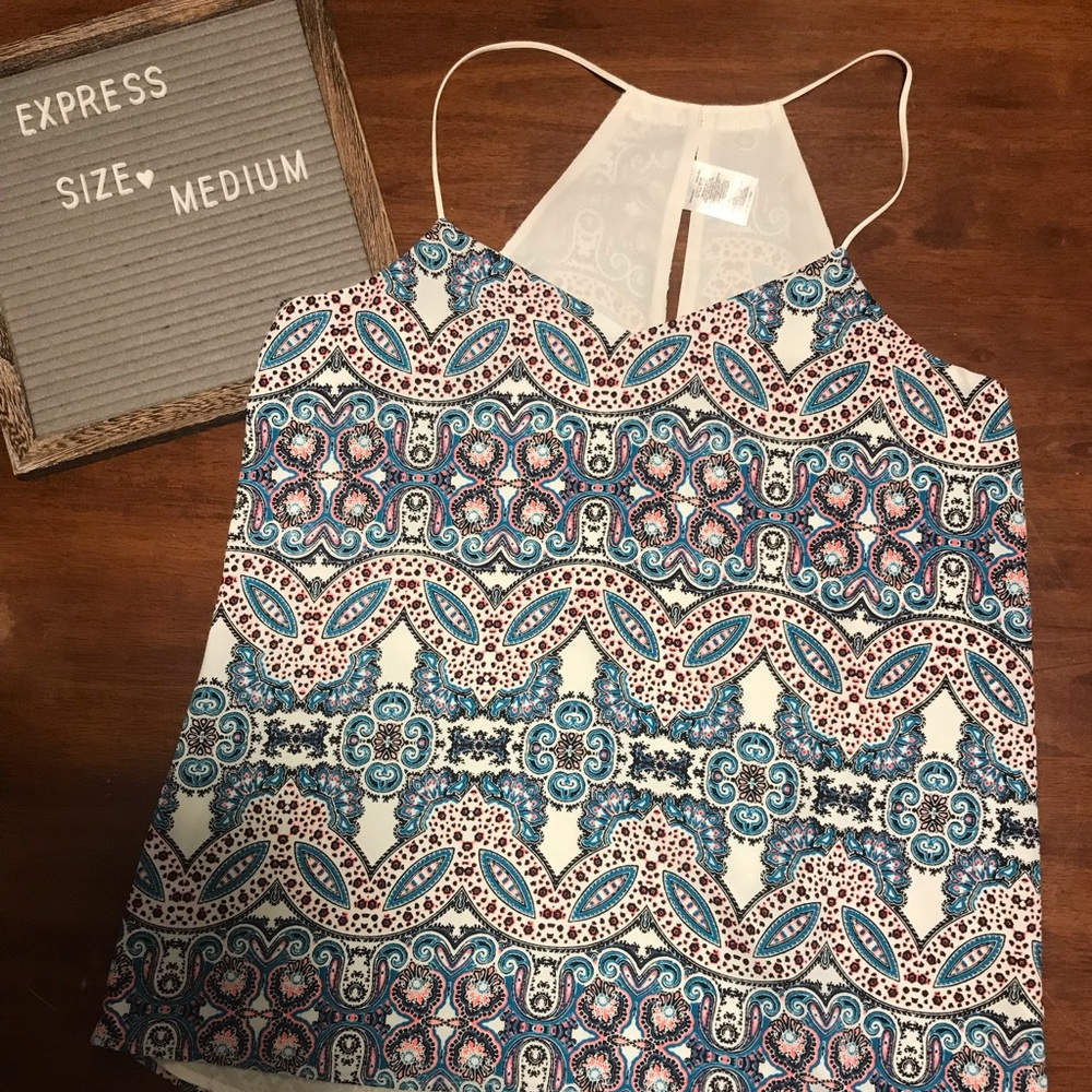 Express multicolored tank, NWT